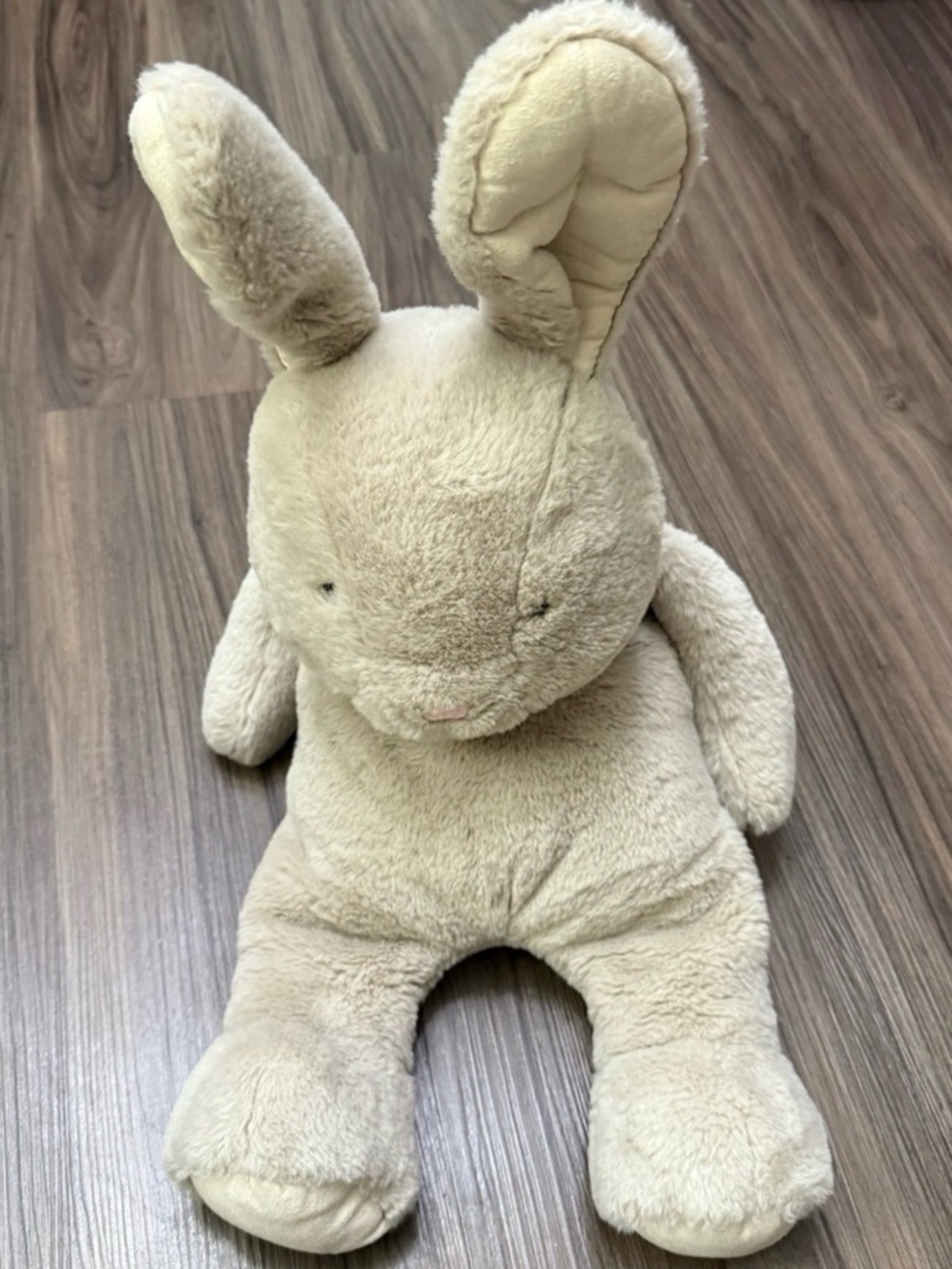 Pottery Barn Kids Soft Bunny Critter Plush Adorable Gray Plush Bunny Toy 21”